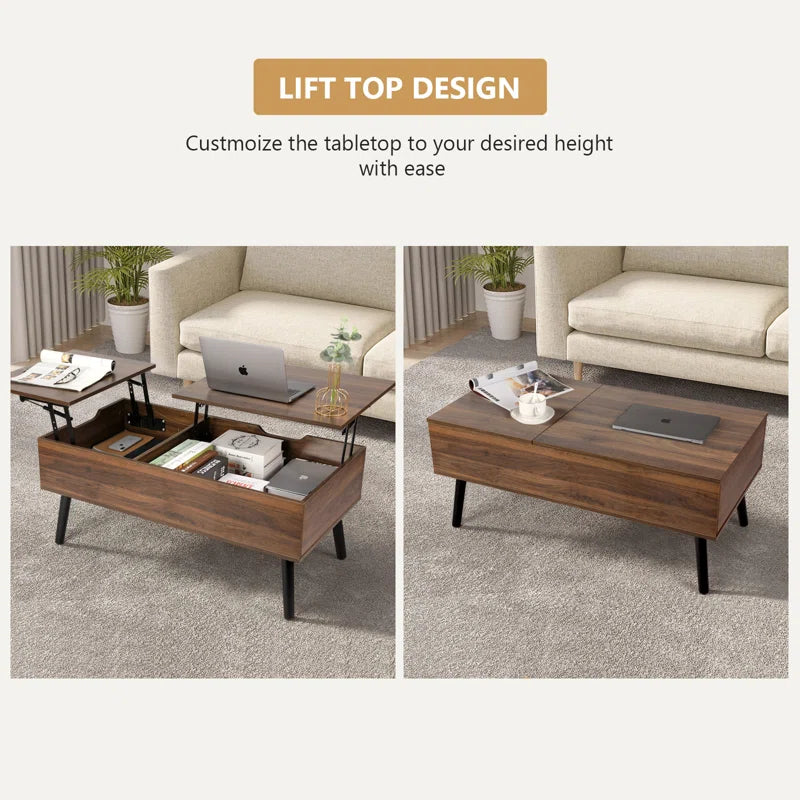 Desari Lift Top Coffee Table with Storage