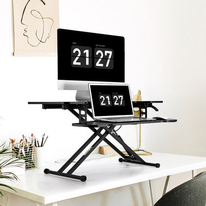 FLEXISPOT 31" Home Office Desk Converter Height Adjustable Computer Desk Riser